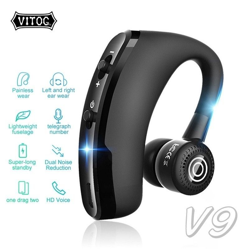 Tai nghe Bluetooth V9 móc tai. LKP
