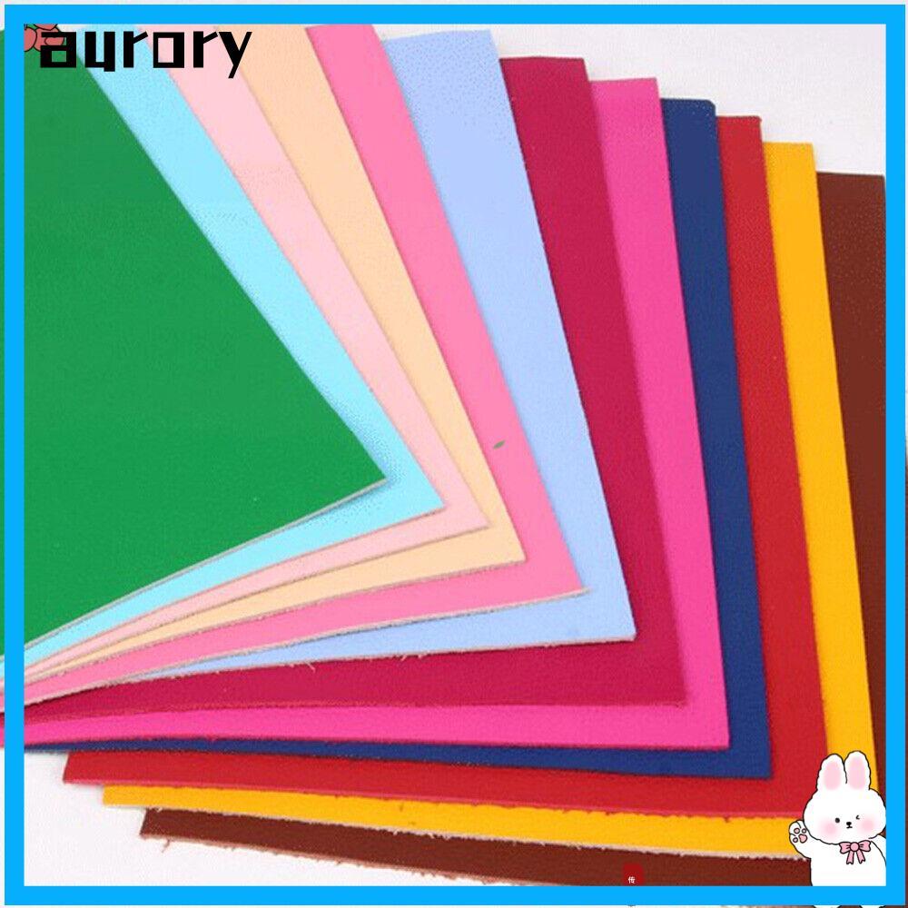 AURORY Da Bò Cứng, Tấm Vải 20 * 30CM Da Oxhide Thật, Găng Tay Giày Làm Ví Vải