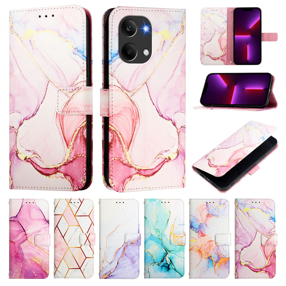 Ốp Da Đá Cẩm Thạch Thời Trang Cho Xiaomi 17 Ultra Poco X8 Pro Max M8 F8 Ultra Redmi Turbo 5 Max 4 3 