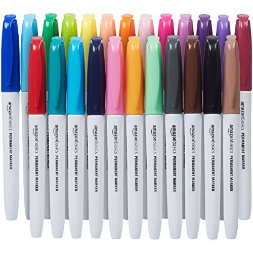 Bút dạ dầu Amazon Basics nhiều màu (24 cây)