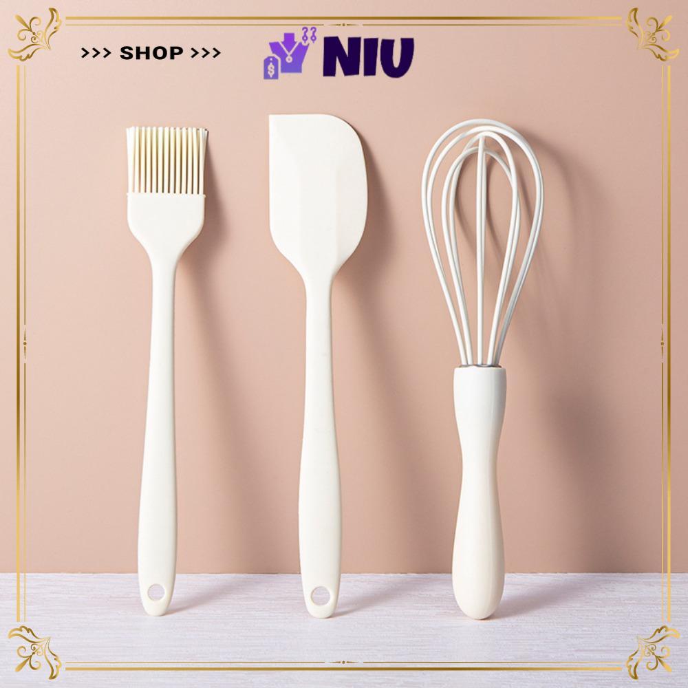 Tiện ích nhà bếp NIU, Thiết kế tiện dụng Dụng cụ nấu ăn chịu nhiệt, Thiết kế lỗ treo bằng silicon mà