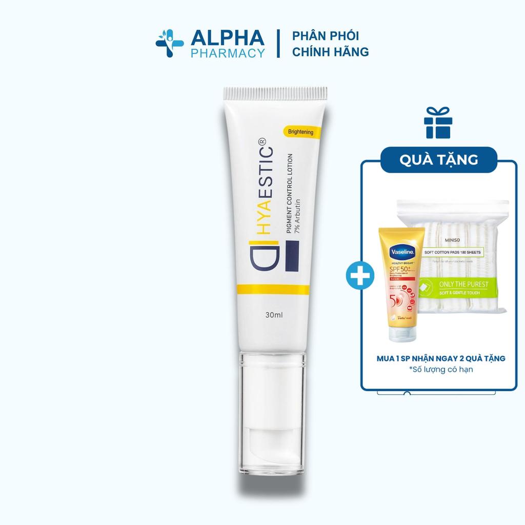 Kem Dưỡng Sáng Da Ngừa Thâm Nám Hyaestic Pigment Control Lotion 7% Arbutin - 30ml