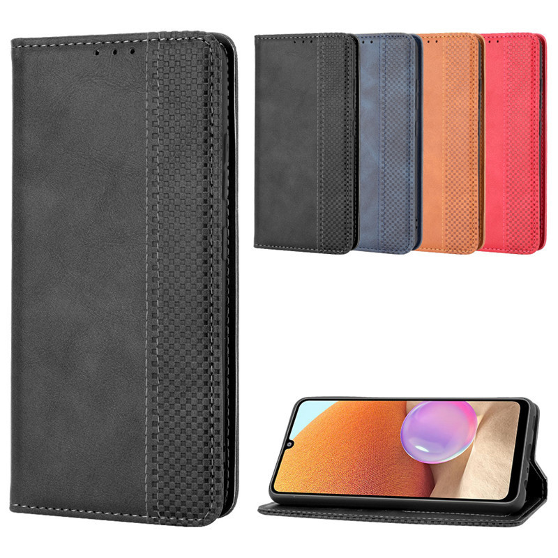 Thích hợp cho Samsung A32 4G Ốp điện thoại Samsung Galaxy A32 4G Vỏ da điện thoại Flip Card Case