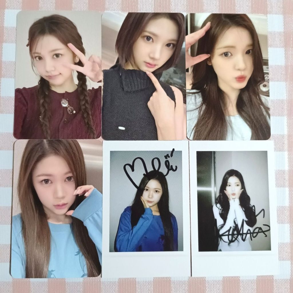 Genuine hearts2hearts FOCI sr3.0 signing card jiwoo yuha Carmen