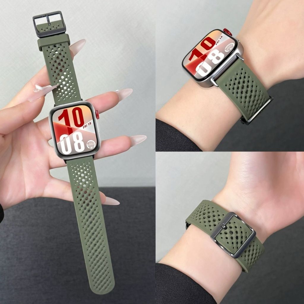 Thích hợp cho Huawei Fit4 pro Dây đeo FIT4 / Đồng hồ silicon 3 lỗ Fit4 / 3 Vitality Dây đeo cổ tay t
