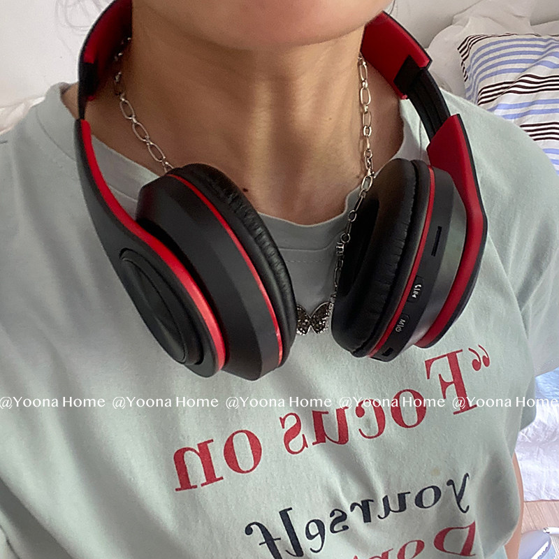 tai nghe ko dây tai nghe bluetooth Tai nghe thẻ có thể gập lại phát sáng B39 Tai nghe không dây