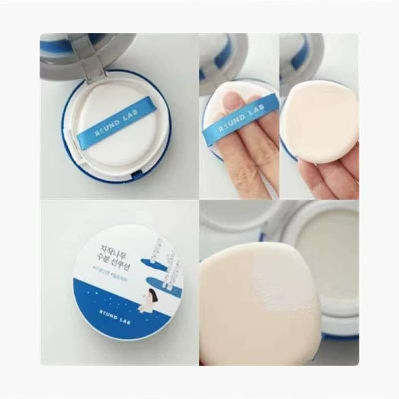 Round Lab Birch Juice Moisutrizing Sun Cushion SPF50+ PA++++ Phấn Nước Chống Nắng Dưỡng Ẩm
