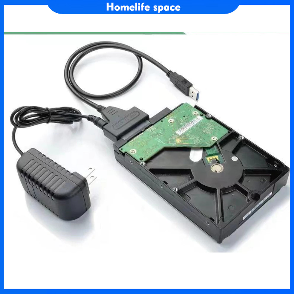 Bộ Dock dùng đọc dữ liệu từ ổ cứng 2.5 inch - 3.5 inch - Cáp chuyển Sata sang USB 3.0 dùng HDD Laptop, SSD