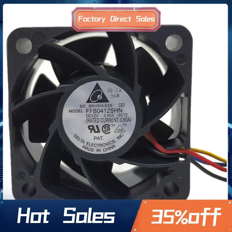Quạt máy chủ FFB0412SHN 4028 40MM 40X40X28MM Quạt làm mát công suất lớn 12V 0.45A Quạt gió siêu nhỏ 