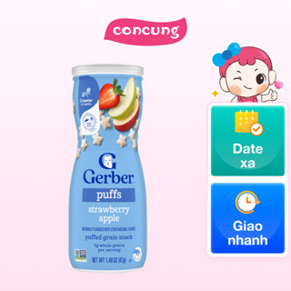 Bánh Ăn Dặm Gerber vị Táo Dâu 42g