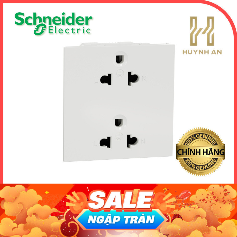 (SE) Hạt ổ cắm 3 chấu dòng AvatarOn A Cắm Nhanh 16A Trắng 250VAC IP20 - Schneider Electric - M3T426U