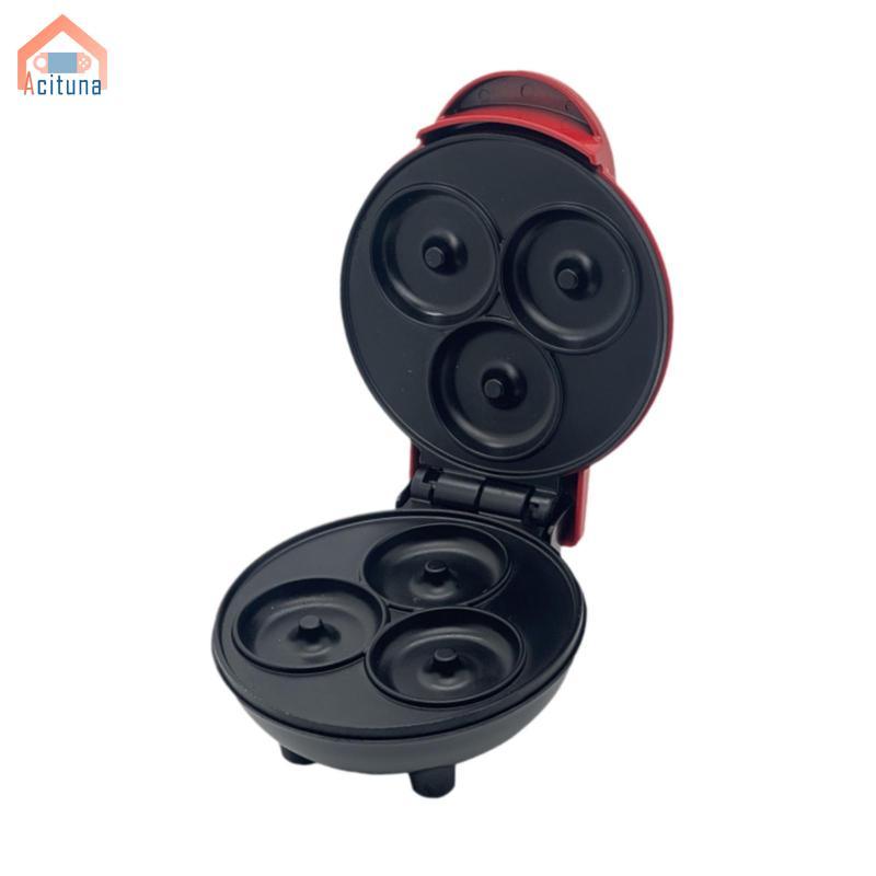 Acutuna Mini Waffle Maker Waffle Iron Cake Oven Chảo Nướng Bánh Nướng Nhiệt Nhanh Donut Maker Bữa Sá