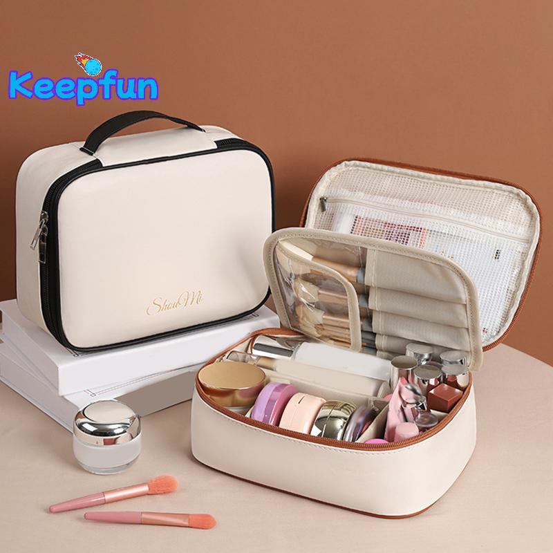 [Keepfun] Túi đựng đồ trang điểm 3 trong 1 Túi đựng mỹ phẩm giặt đa năng dung tích lớn di động Túi đ