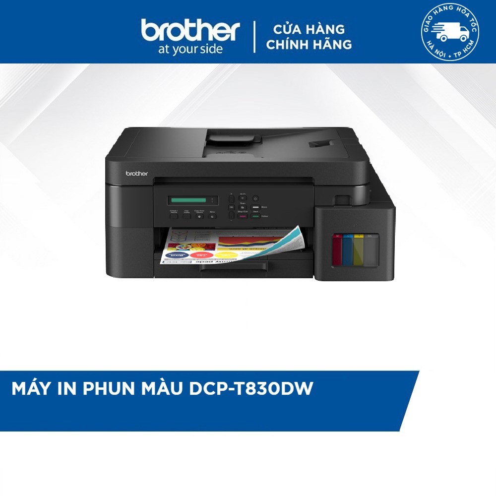 Brother DCP-T830dw - Máy In Phun Màu Đa Năng, In Ấn Tiết Kiệm