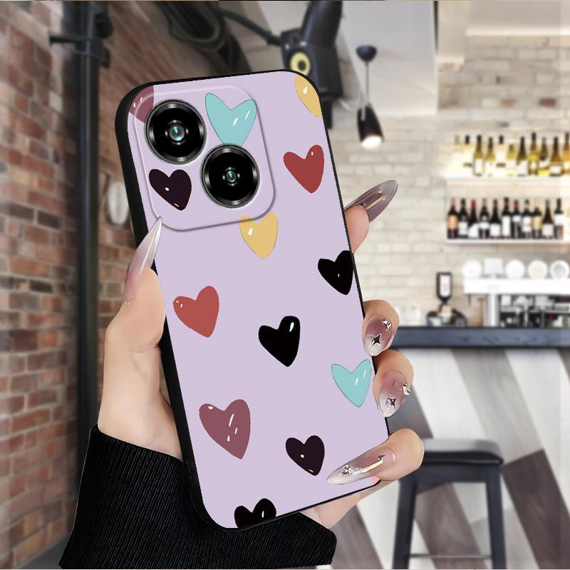 Ốp lưng ZTE Nubia Neo 2 5G Nubia Focus Pro 5G Nubia Air Fashion Love Matte Chống Sốc Mặt Sau Silicon