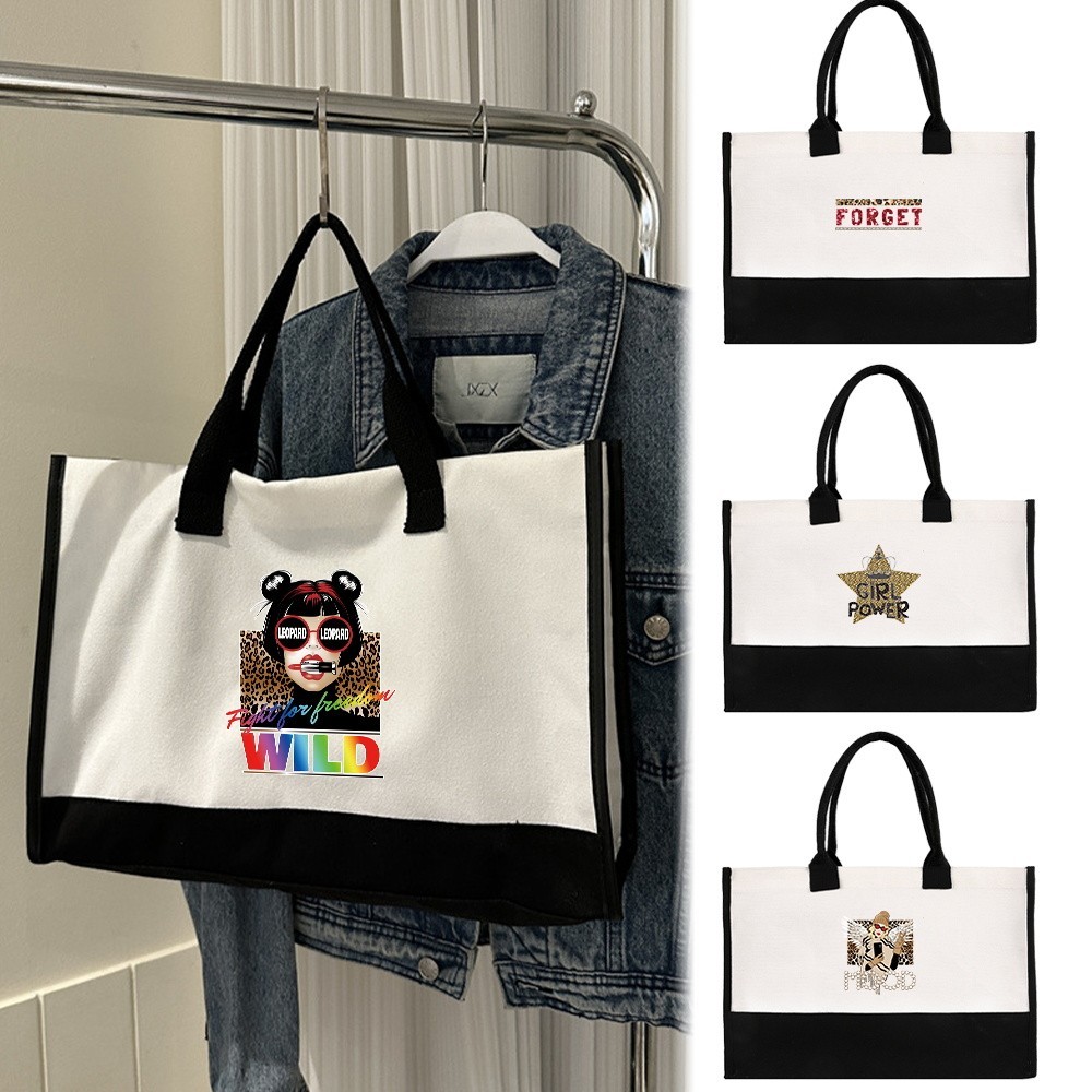 Hot Handbag  Jute Tote Bag Korean Shopping Bag Women Bag Large Capacity Vacation SeasideBeach Bag Ca