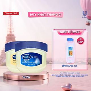 Combo 2 Hũ sáp dưỡng môi Vaseline Lips Care 7g  Tùy chọn mùi  