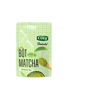  LIVESTREAM  Bột Matcha Cozy Barista Bột Trà Xanh Pha Matcha Latte Dây Chuyền Sản Xuất Nhật Bản 