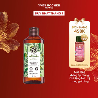  Sữa tắm dạng gel hương oliu & tinh dầu Petitgrain Yves Rocher Shower Gel Olive & Petitgrain 400ml 