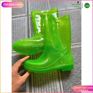 Ủng  XANH Ngọc Nữ Trường Thịnh Ủng Bảo Hộ Lao Động, Đi Mưa,  Màu Xanh Lá HÀNG LOẠI 1 SỊN