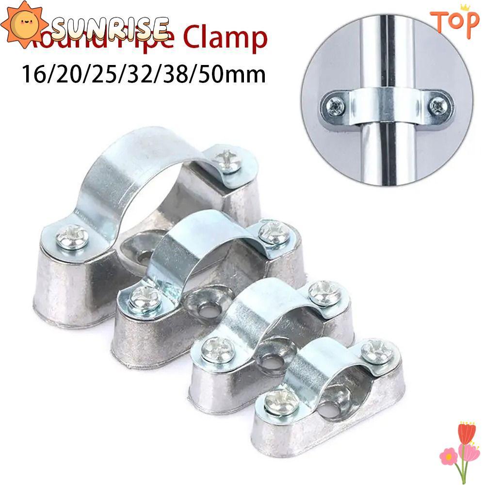 SUNRISE 1 Cái -Vỏ mã, 16mm-50mm có thẻ vít, Chốt phần cứng Kẹp cố định Hợp kim nhôm / Kẹp ống thép k