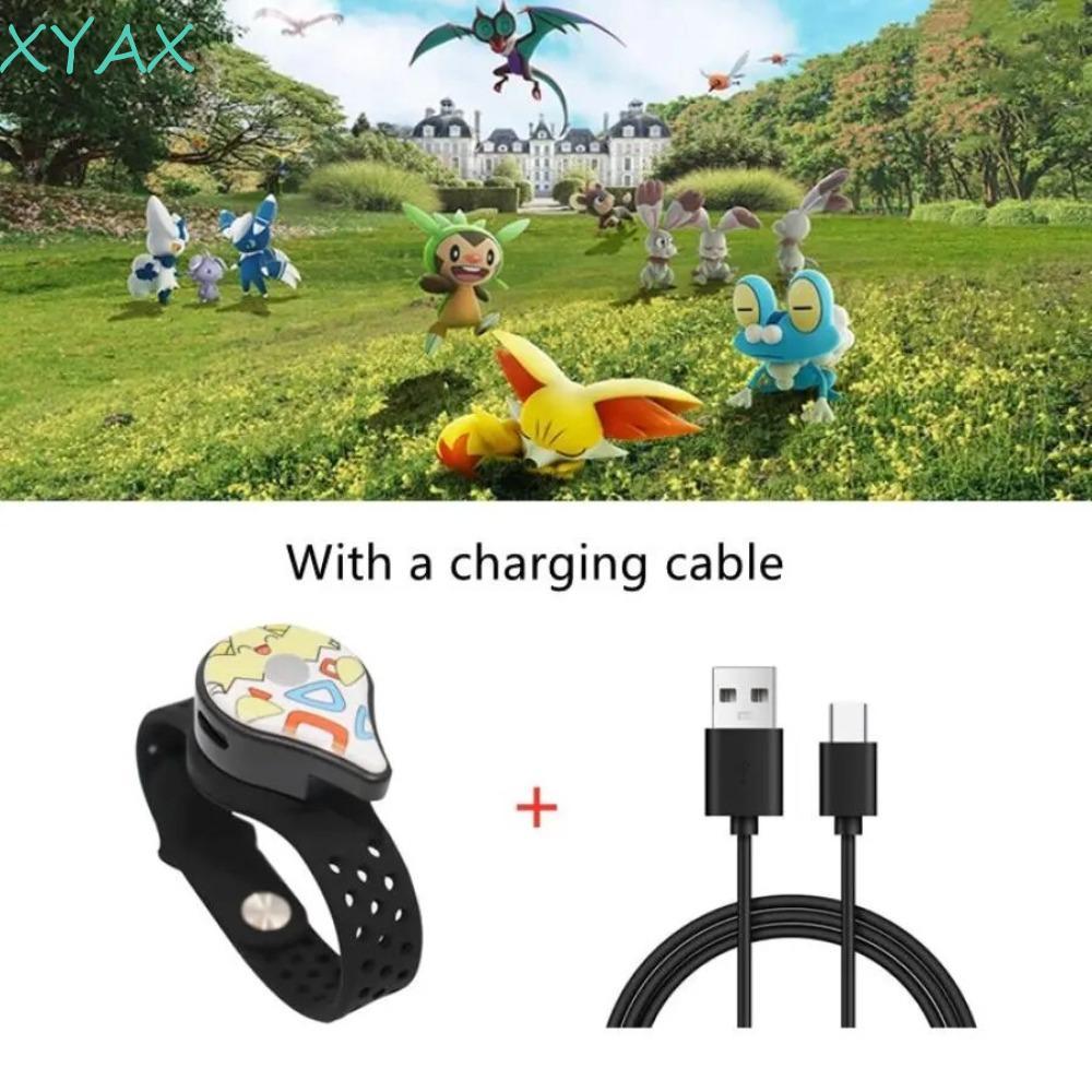XYAX Pokemon Auto Catch, Sạc Tự Động Bắt Pokemon Go Plus Sạc Lại, Dây Đeo Tay Không Dây Công Tắc Thô
