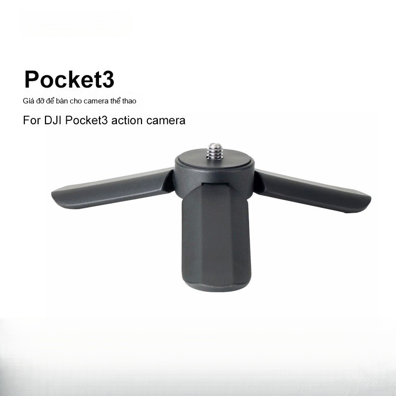 Giá đỡ DJI Pocket 3, chân máy mini để bàn cho gimbal camera hành trình, tripod nhựa đa năng