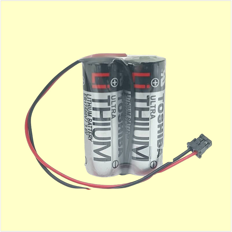 Chính Hãng TOSHIBA 2ER17500V Pin Lithium Toshiba ER17500V Combo Song Song 3.6V Pin Có Phích Cắm