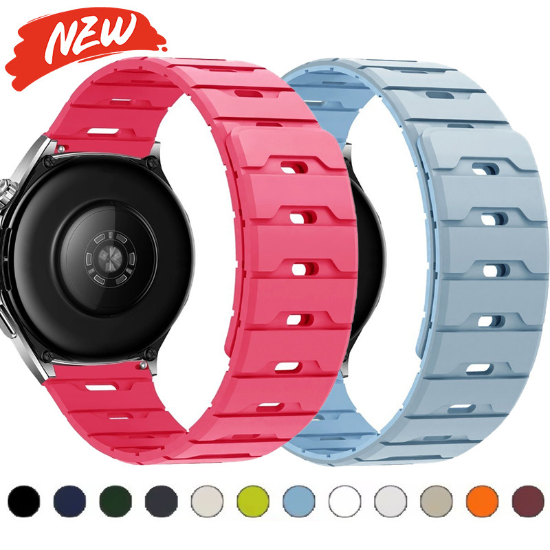 Dây đeo silicon 18mm 20mm 22mm cho Huawei GT6 Pro 46mm GT6 / 5 / 4 46mm cho Samsung Galaxy Watch 7 6