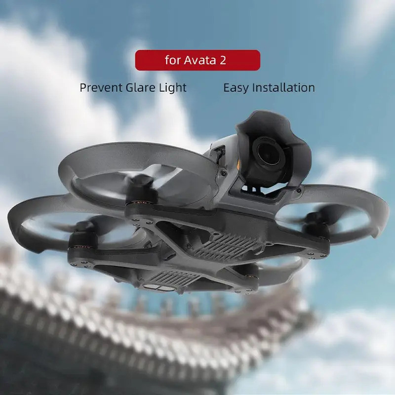 Sunnylife Cho DJI AVATA 2 Ống Kính Hood Gimbal Bảo Vệ Chống chói Ống Kính Che Nắng Dành Cho DJI Avat