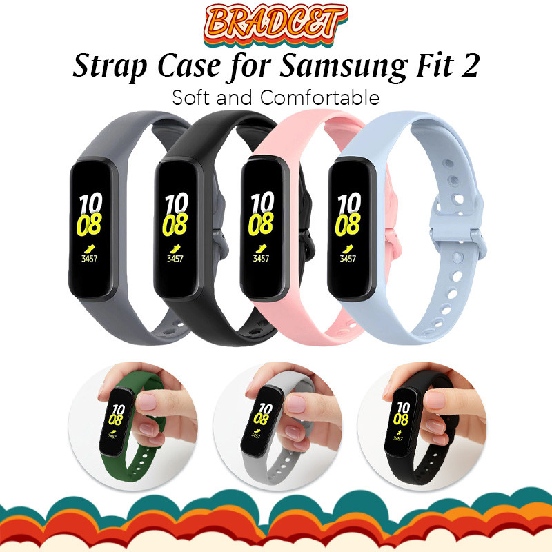 Dây Đeo Ốp Vỏ Thể Thao Trang Chủ Cho Đồng Hồ Thông Minh Samsung Galaxy Fit 2 Vỏ Bảo Vệ Mềm Phụ Kiện 
