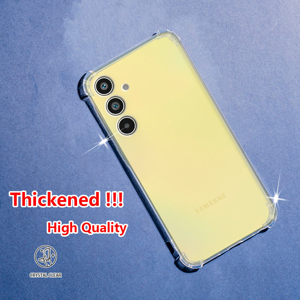 Ốp lưng Samsung Galaxy A25 A35 A55 A15 5G 4G SM-A156 A155 A556 A356 A256 Crystal Clear Jelly Case Ai
