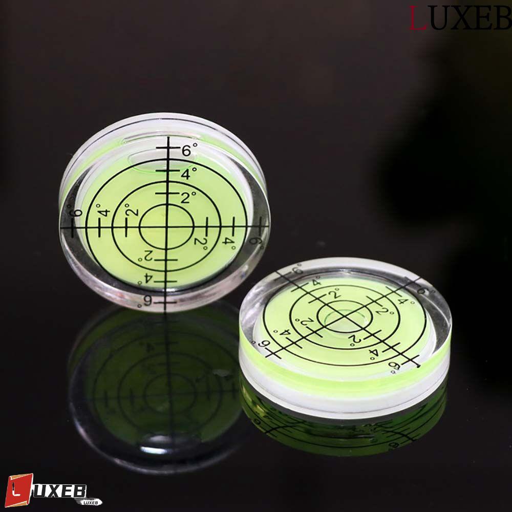 LUXEB Spirit Level Môi trường tròn Bulls Eye Bubble Degree Mark Dụng cụ đo 32mm