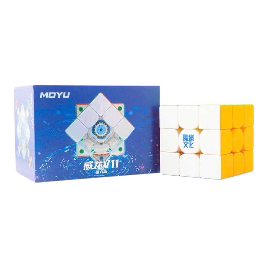 Rubik MoYu WeiLong WRM V11 3x3 M Magnetics Stickerless – Tốc Độ Đỉnh Cao Cho Speedcubing - Rubik 3x3