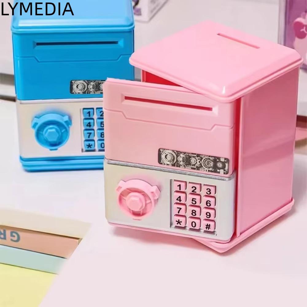 LYMEDIA Đồ chơi trẻ em Heo đất, Quà tặng trẻ em Mật khẩu Hộp tiền tiết kiệm tiền, Đồ chơi tiết kiệm 