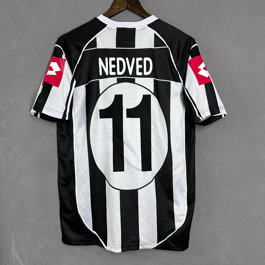 【 Retro SSS + 】 0203 Áo đấu sân nhà Juventus NEDVED DEL PIERO Classic Vintage Chất lượng cao Phiên b