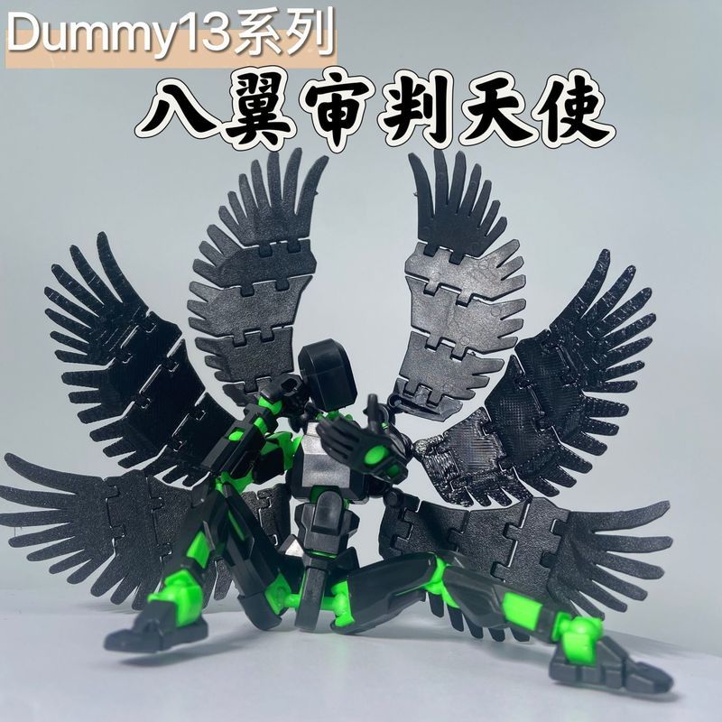 Mới Chính Hãng Dummy13 Angel Multi-Joint Nhân Vật Hành Động 3d In Lắp Ráp Đồ Chơi Mô Hình Đồ Trang T