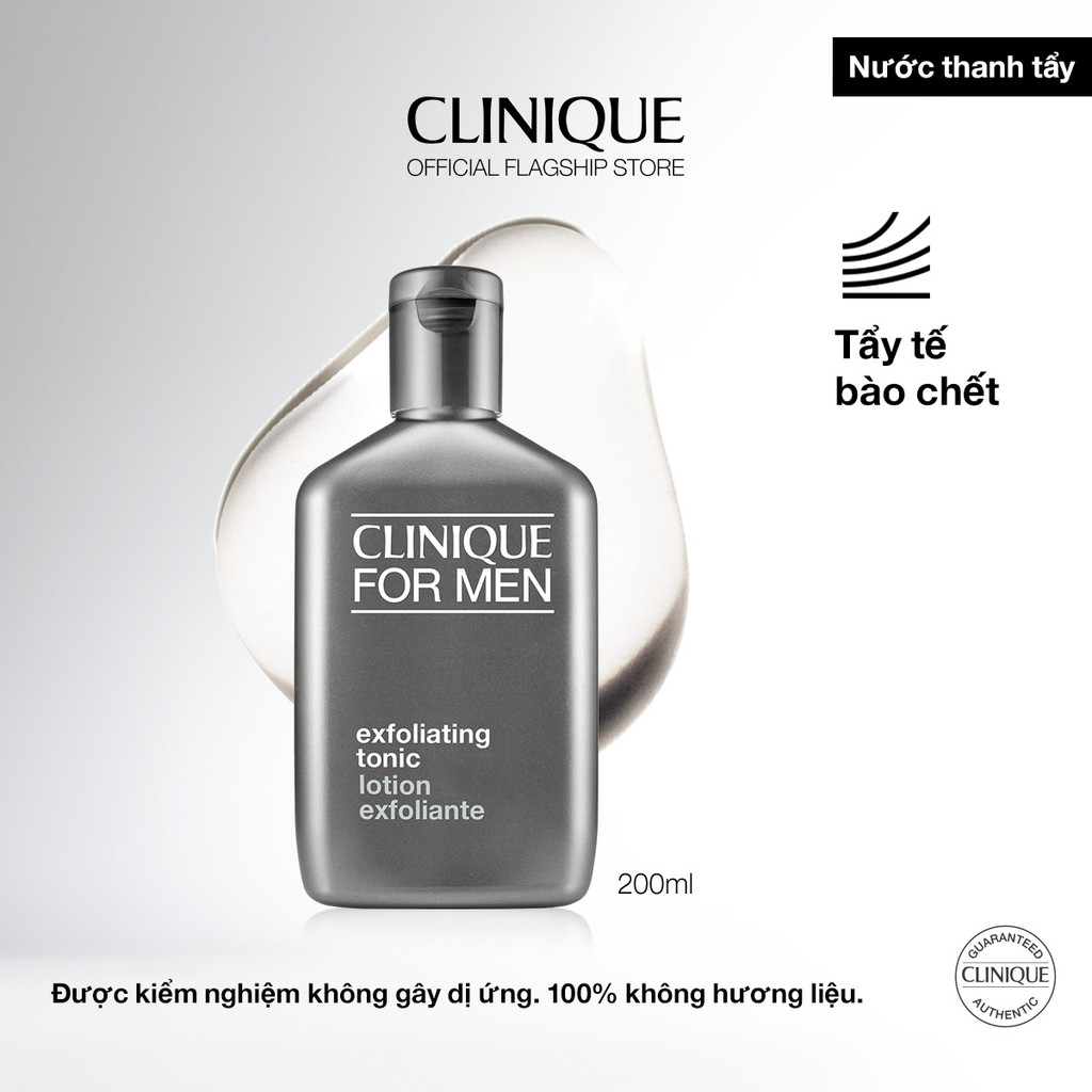 Nước thanh tẩy làm sạch sâu, thoáng mịn da cho nam CLINIQUE For Men Exfoliating Tonic - Exfoliator 2