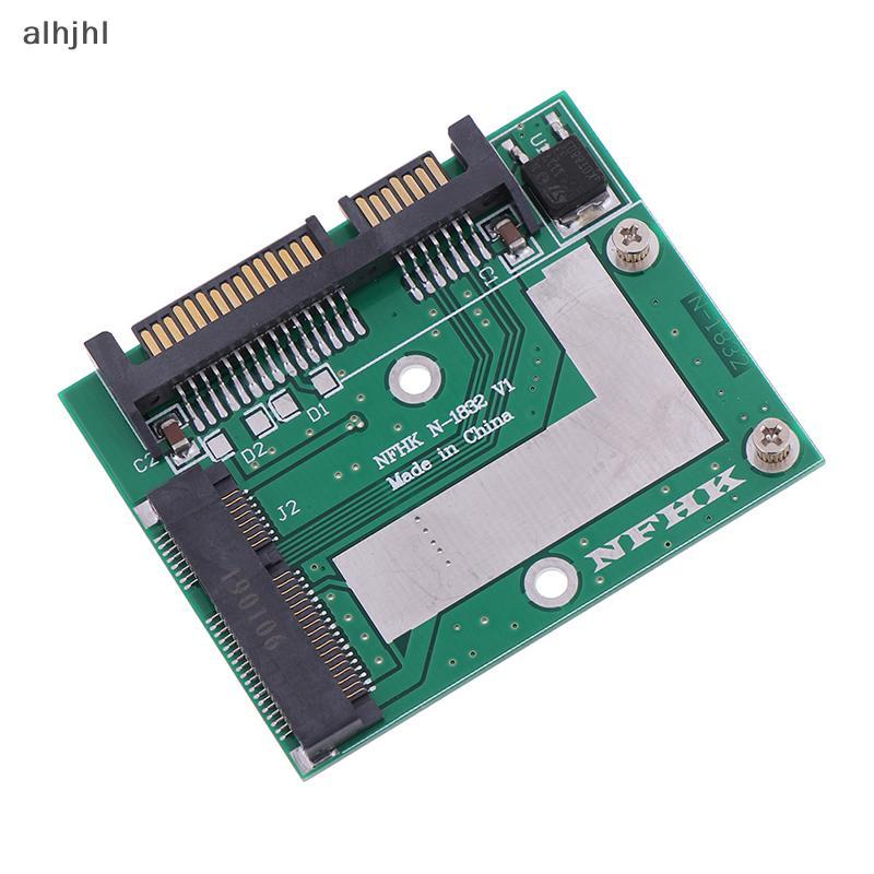 AL mSATA SSD to 2.5'' SATA 6.0gps adapter converter card module board mini pcie ssd N