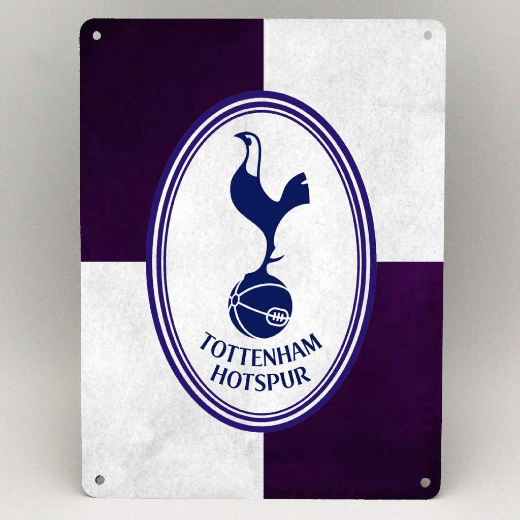 FC Tottenham Hotspur Nghệ Thuật Poster Tranh Nghệ Thuật Retro Sắt Thiếc Kim Loại K2F7