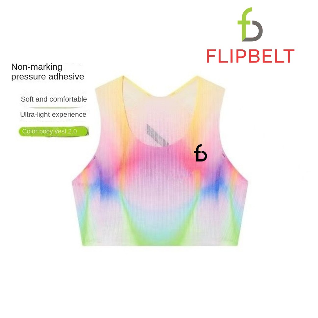 Marathon Breathable Adhesive Vest Sports Jogging Outer Wear Yoga Sleeveless Top L8dL