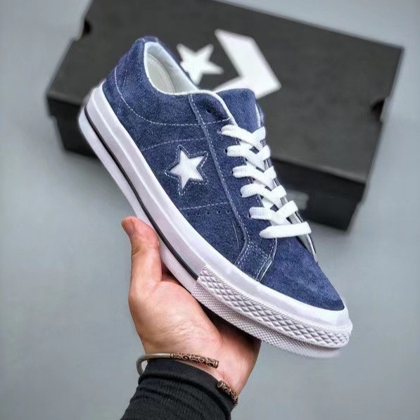 CONVERSE One Star Academy giày đế thấp màu xanh đậm