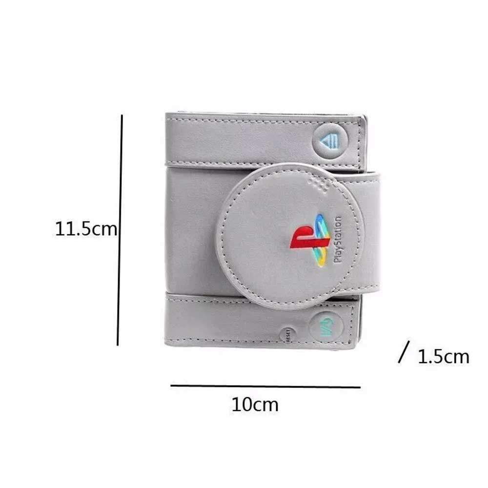 Playstation Popular Anime Wallet Men's Coin Wallet Console Shape Dual Wallet