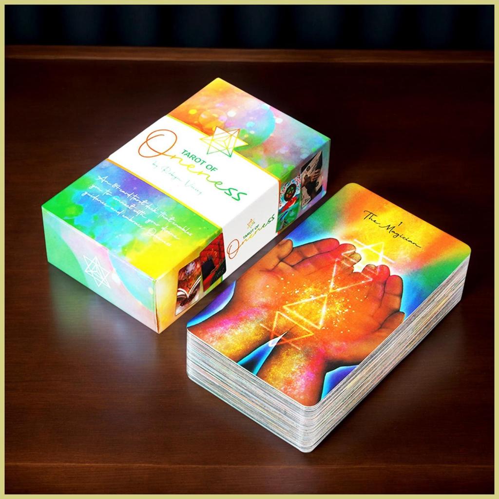 Tarot Of Oneness Bộ bài bói toán bí ẩn Trò chơi Oracle Bói toán Thẻ Oracle 84 lá bài Tarot Of Onenes