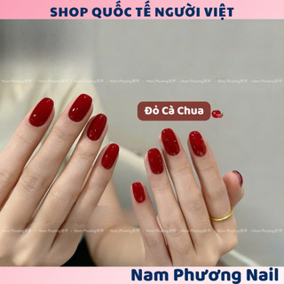 Sơn đỏ thạch cà chua mã mới tôn da cho năm mới- 🌸 Nam Phương Nail 🌸