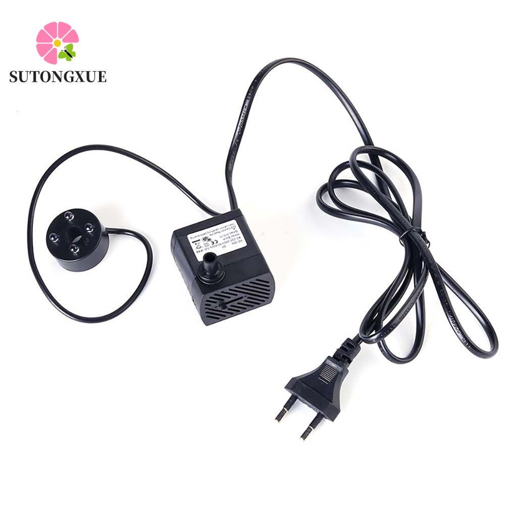 SUTONGXUE Máy Bơm Nước Chìm Ao Cá EU Cắm Mạnh Mẽ Mini Bể Cá Aerator Bể Cá Đài Phun Nước