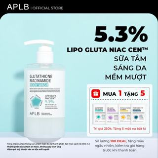  Sữa Tắm Trắng Da Cao Cấp APLB Glutathione Niacinamide Body Wash 300ml 