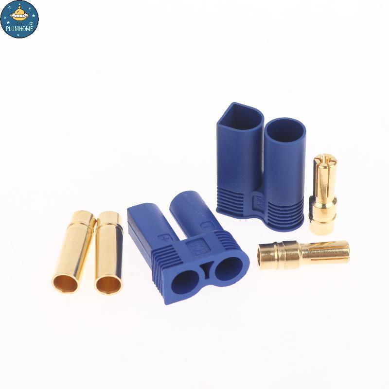 PLUMHOME 5 / 10 Cái Nam Nữ Mạ Vàng Chuối Cắm EC5 Bộ Kết Nối Cho RC Circuit Nam Nữ Bullet Phần.