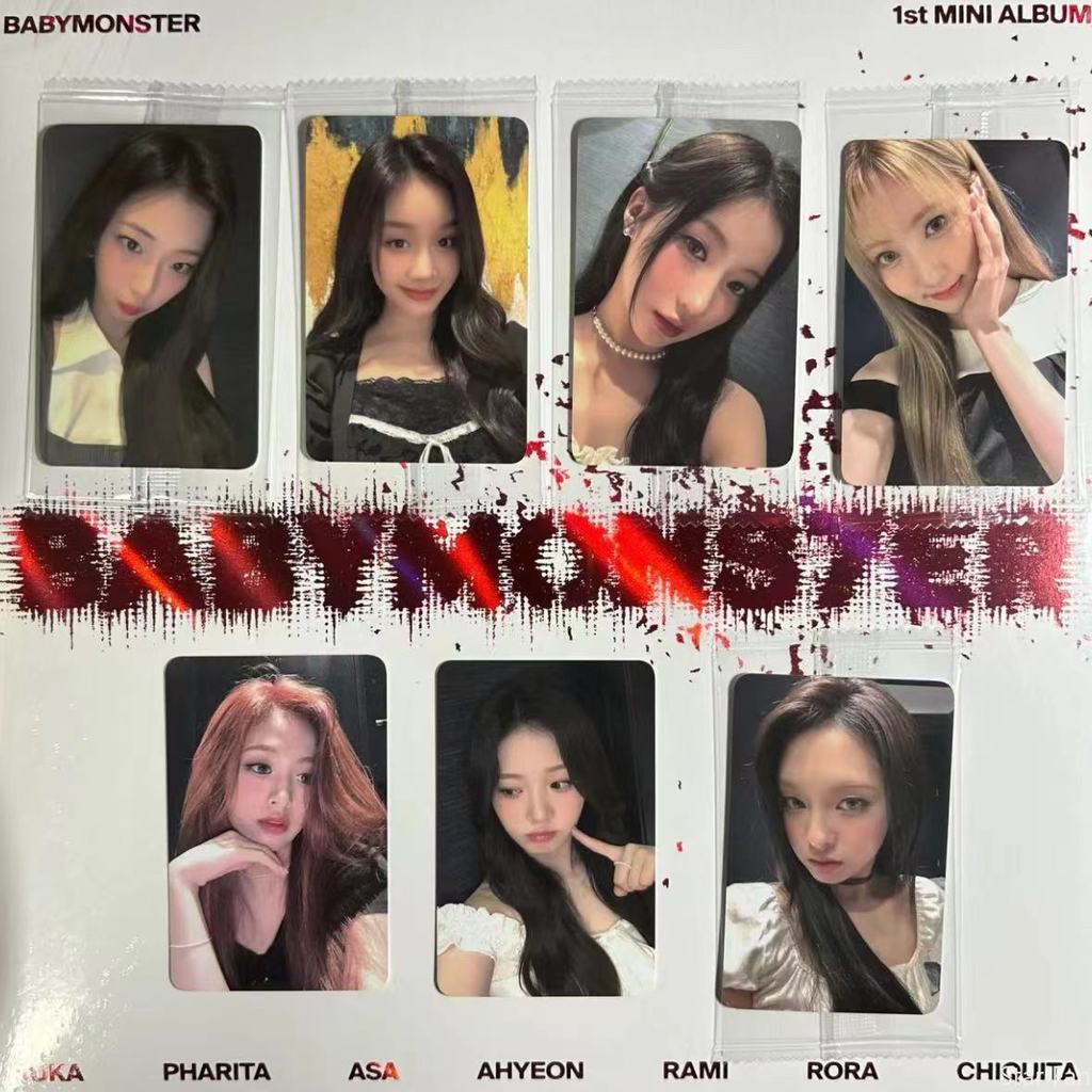 Babymonster Jakarta ký bán thẻ Atedian AHYEON RAMI ASA thẻ nhỏ sản phẩm chính hãng