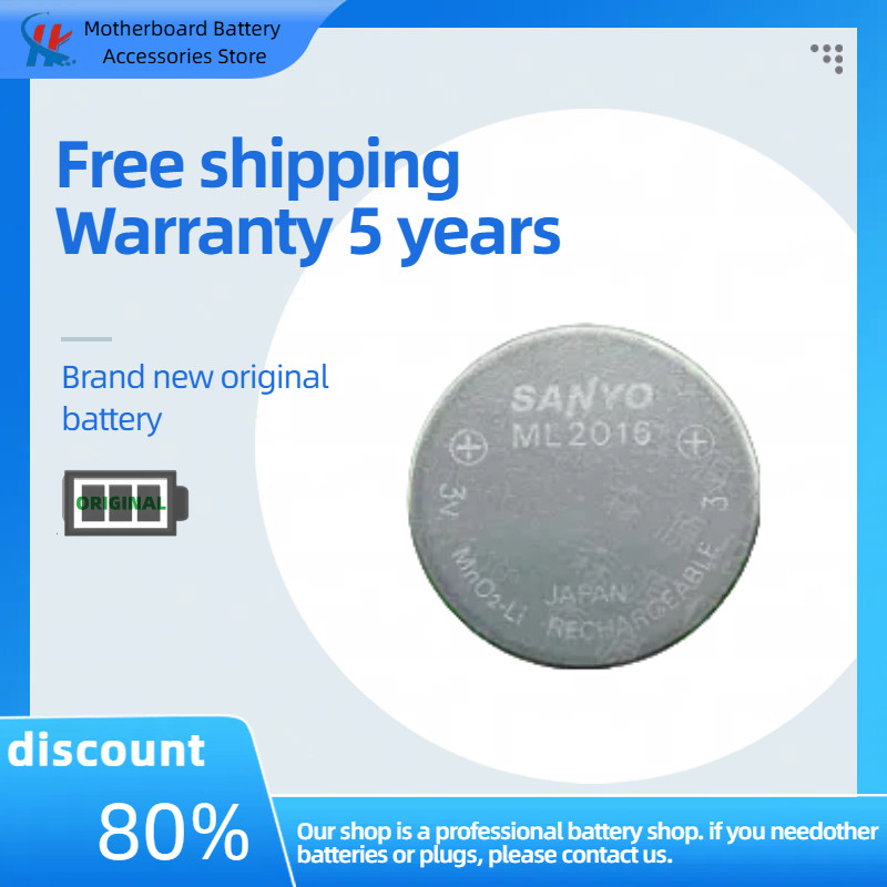 SANYO ML2016 3V ML 2016 Pin nút sạc mangan dioxide pin lithium ML2016
